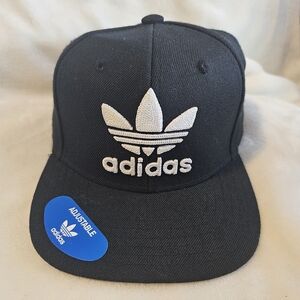 Youth Adidas Black Adjustable Cap